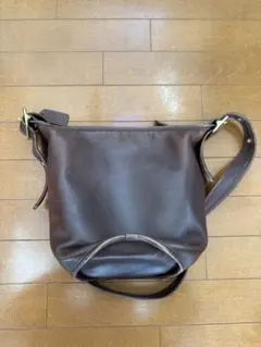 Vintage Coach オールドコーチ ショルダーバッグバケツ 茶色 90s