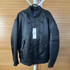 UNIQLO +j ハイブリッドオーバーサイズMA-1ブルゾン/black　XL