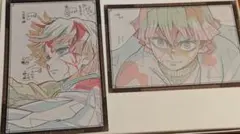 鬼滅の刃 ダイニング おすそ分けポスカ 我妻善逸 2枚