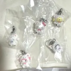 サンリオ めじるしアクセサリー ふわふわスノー フロッキー ガチャ セミコンプ