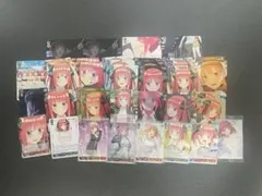 五等分の花嫁 中野二乃 カードセット ヴァイスシュヴァルツ ウエハース