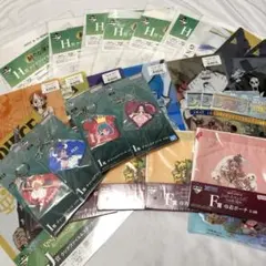 ワンピース 25点 クリアファイル キーホルダー 巾着 一番くじ 下位賞