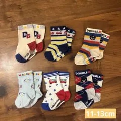 ベビー靴下 6足セット DOUBLE.B ミキハウス　11-13