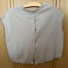 しまむらベージュ ニットベスト M