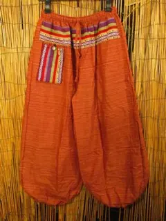 【ＳＡＬＥ】②新品＊男女兼用＊コットン素材＊ゲリ生地ライン＊アラジンパンツ