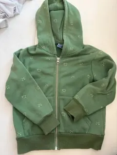 b-ROOM ジップアップパーカー グリーン 110cm