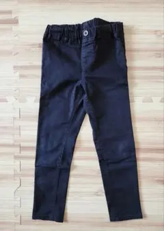 GU 黒 パンツ 110 キッズ ボトムス デニム 黒パン ストレッチ