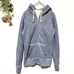 ジャーナルスタンダード｜ジップアップパーカー｜フルジップ｜コットン｜杢ブルー｜Sのサムネイル