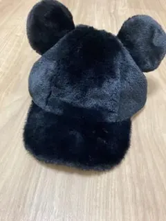 ディズニー ミッキーもこもこキャップ ブラック