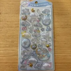 正規品　うるちゅるポップシール　シナモロール　シナモンベビー