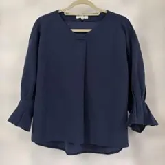 TK the shop TKトップス　シャツ　ブラウス　ネイビー M