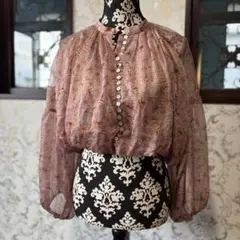 試着のみ！ZARA ペイズリートップス