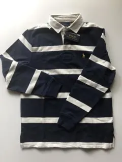 Polo Ralph Lauren ⭐️新品ラガーシャツ⭐️ネイビー/ホワイト