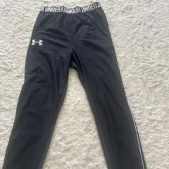 UNDER ARMOUR HEATGEAR ブラックパンツ YLG