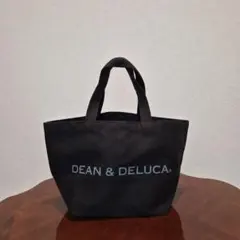 【美品】DEAN & DELUCA トートバッグ ブラック S ハンドバッグ 黒