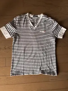 BURBERRY BLACK LABEL ボーダー Vネック Tシャツのサムネイル