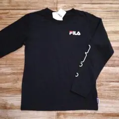 新品 未使用 FILA フィラ 長袖Tシャツ ロンＴ 男の子 黒 130