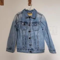[値下げ]ZARAキッズ ライトブルー デニムジャケット 128cm
