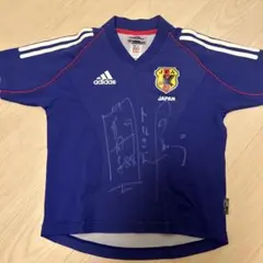 日本代表ユニフォーム 青 ホーム 2004-2005年 サイン入り - メルカリ