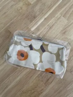 【新品】marimekko Mini Unikko がま口ポーチ　マリメッコのサムネイル