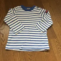 MIKI HOUSE ストライプ長袖Tシャツ Fサイズ