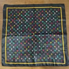 LOUIS VUITTON ルイヴィトン モノグラム ハンカチーフ シルク