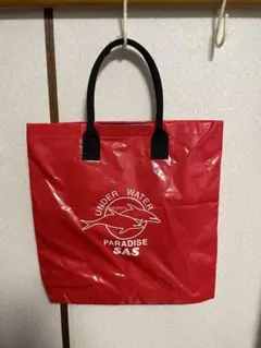 SAS トートバッグ レッド