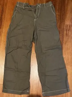 アメリカンホリック　カーキ　ワイドパンツ　L