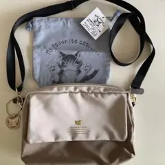 わちふぃーるど Bebe Dayan ショルダーバッグ まるっこい巾着　セット