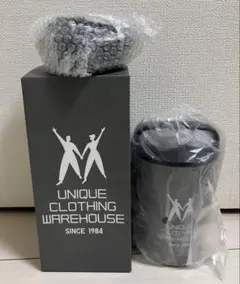 新品未使用 UNIQLO ステンレスボトル　40周年記念　ノベルティ 黒 水筒