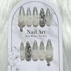 ネイルチップ 埋めつくし 乳白色 フレンチガーリー ワンホン韓国 地雷系 スナ系