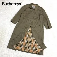 美品✨バーバリーズ ステンカラーコート トレンチ 薄手 コットン100 7A3