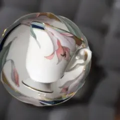 花柄 カップ＆ソーサー 金彩 ティーカップ