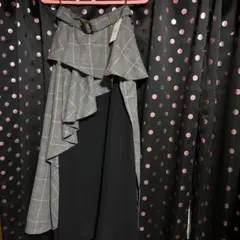 GRL チェック柄 フレアスカート M