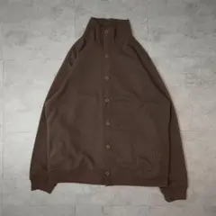 vintage70's メンズ ブラウン スタンドカラー 古着 ジャンバー