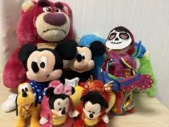 ミッキー・ミニー・ロッツォなどのぬいぐるみセット　ディズニー