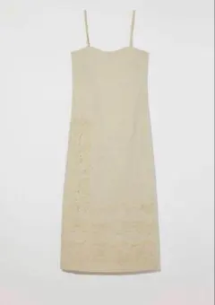 タグ付eaphi LOTUS EMBROIDERY LINEN ONEPIECE - メルカリ