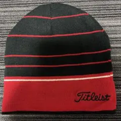 Titleist ストライプ ニット帽 リバーシブル