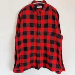 90s St. John's Bay バッファローチェック ネルシャツ M - メルカリ