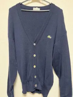 LACOSTE ラコステ　カーディガン　紺