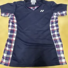 YONEX ネイビー チェック柄 ウェア