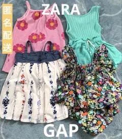 ZARA GAP 12-18m 女の子　夏服　花柄　セットアップ　ロンパースのサムネイル