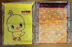 チキンラーメン ひよこちゃん巾着バッグ 2種セット
