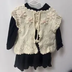 キッズ　ビスチェ　ニットベスト