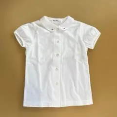 ファミリア 半袖ブラウス 花 120