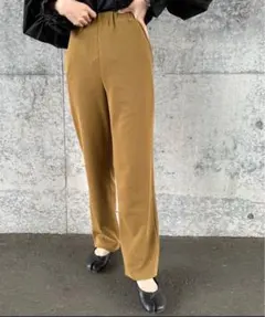 リブストレートリラックスパンツのサムネイル
