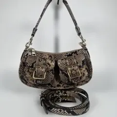 Y2K 00s archive D&G パイソンショルダーバッグ - メルカリ