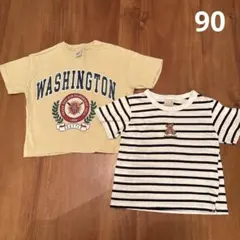 しまむら　プティマイン　半袖　Tシャツ　男の子　90cm 子供　夏服
