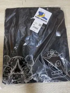 カウズ　UNIQLO コラボ　 ユニクロ ブラック Tシャツ 3XL