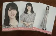 乃木坂46 大越ひなの 生写真 パフスリーブAラインワンピ コンプのサムネイル